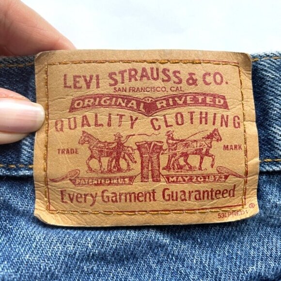 Vintage Levi's White Tab Straight Wider Leg Jeans - 10/28-29" Waist 👖 - Picture 7 of 12